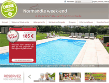 Tablet Screenshot of normandie-weekend.com